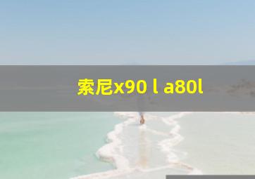 索尼x90 l a80l